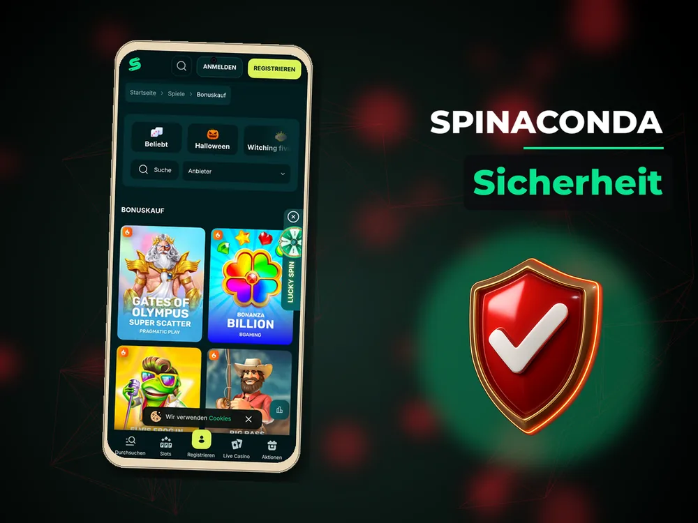 Spinaconda - Sicherheit