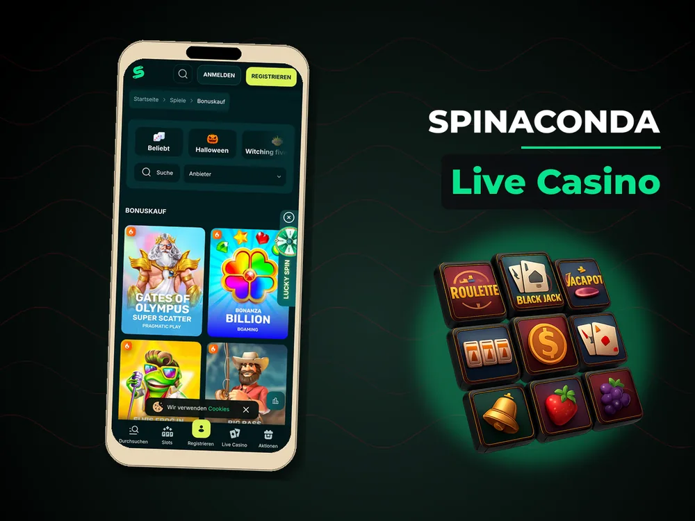 Spinaconda - Live Casino