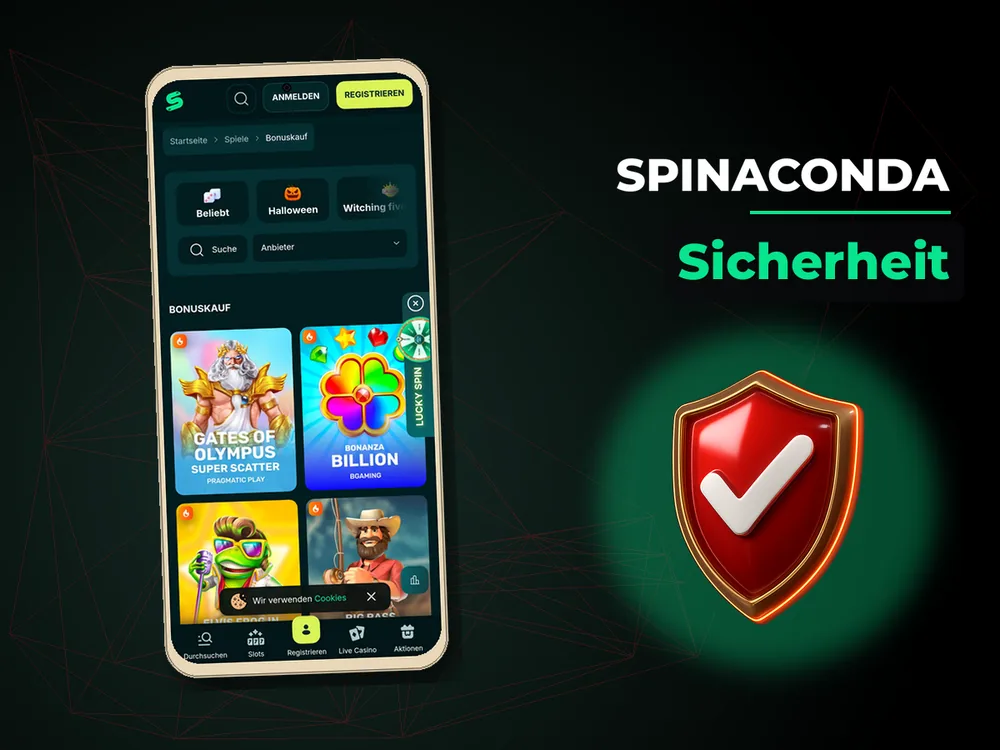 Spinaconda - Sicherheit
