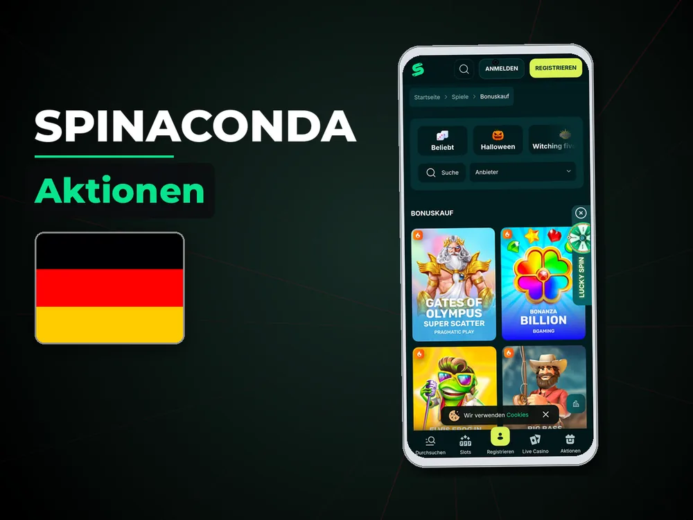 Spinaconda - Aktionen